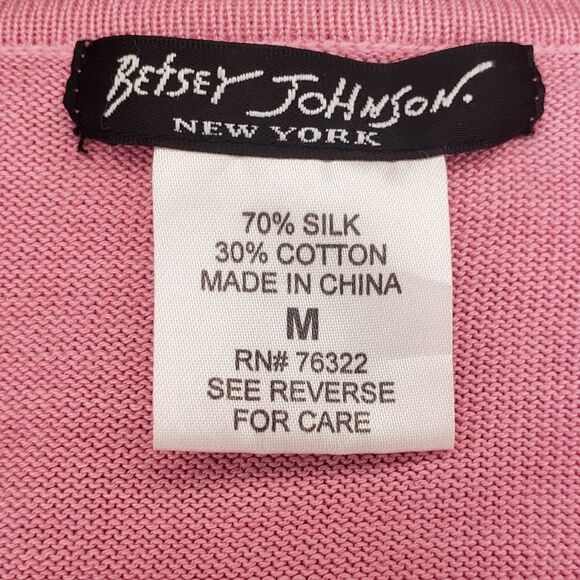 Vintage 80s Betsey Johnson pink top - Picture 6 of 8